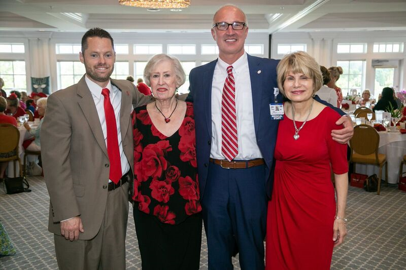 Dave Morris, AHA , Pat Sandy, Co-chair GRFW, Dr.Kurt Wehberg, speaker, Lynn Toth, Co-chair GRFW